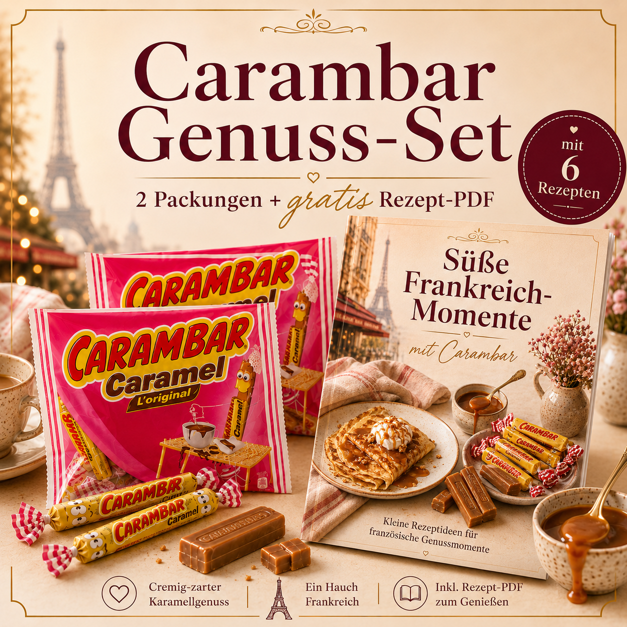 Carambar Genuss-Set mit Rezepte PDF
