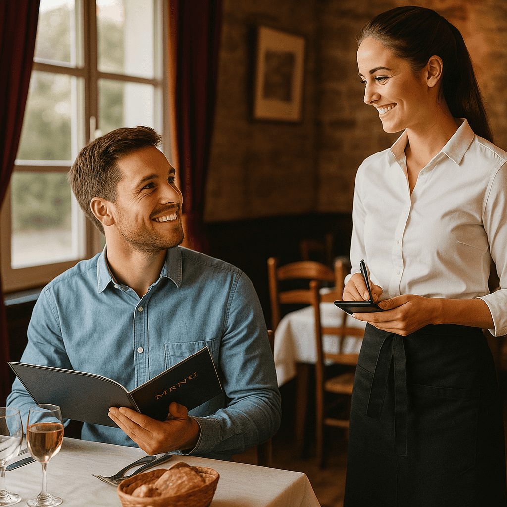 Französischkurs für Restaurantdialoge